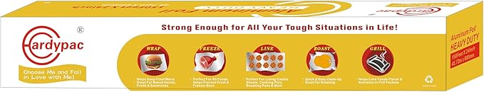 24 inch extra wide Heavy Duty Aluminum Foil Roll, 300 Square Feet, 24 Inch x 150 Feet, kitchen wide tin foil grill foil paper for cooking, baking, wrapping, BBQ aluminum paper heavy duty.