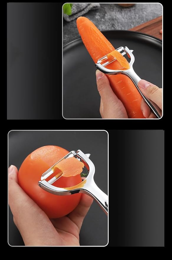 Potato Peeler Y Shaped Vegetable Peeler, Premium Kitchen Ultra Sharp Fruit Peeler with Sharp Stainless Steel Blade for Carrots Potatoes Oranges Citrus