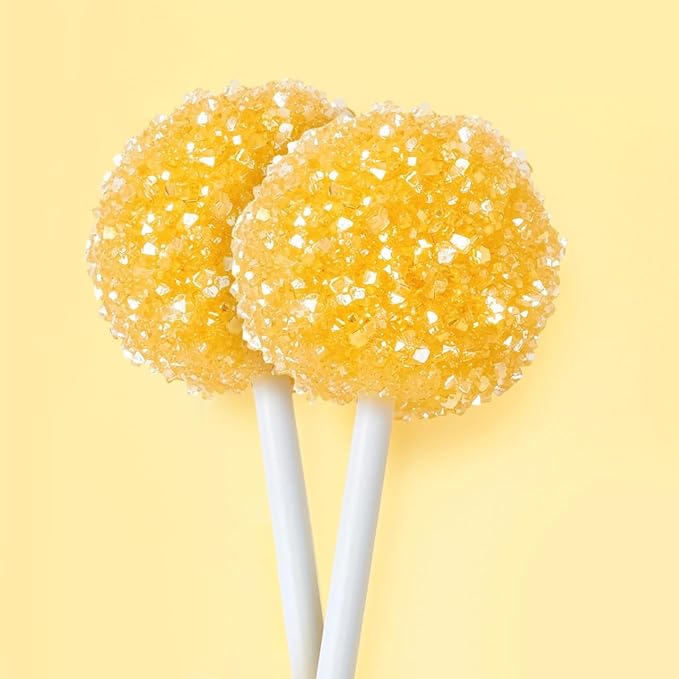 Yellow Sanding Sugar Edible Sugar Sprinkles for Cake Decorating Sparkling Edible Crystal Candy for Easter Wedding Party Baking Cupcake Cookie Ice Cream Decoration Supplies - 5.3 oz