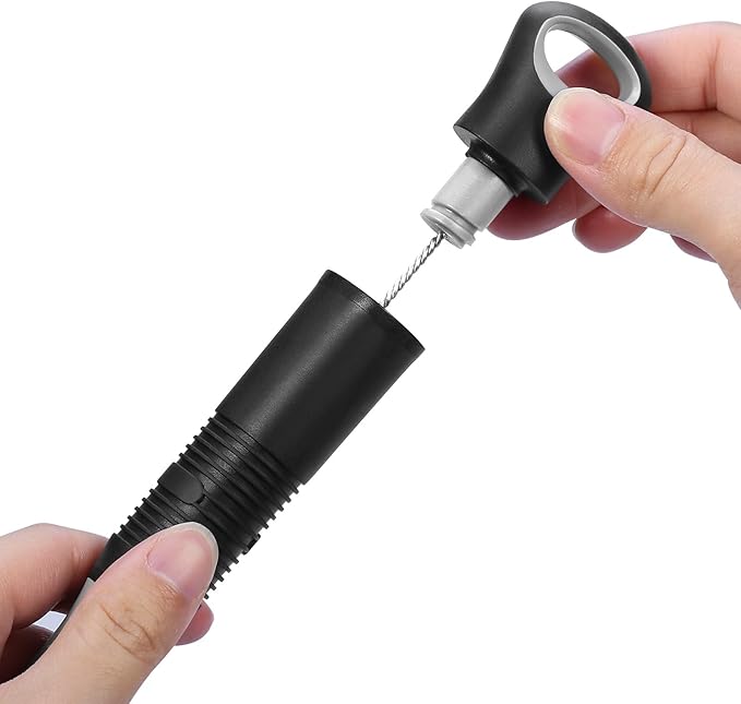 2-in-1 Bottle Brush with Straw Brush, Long Handle Water Bottle Scrubbing Brush, Built for Cleaning Sport Bottles, Baby Bottles, Water Bottles, Coffee Mugs, Wine Decanters, Flask, 1 Pack