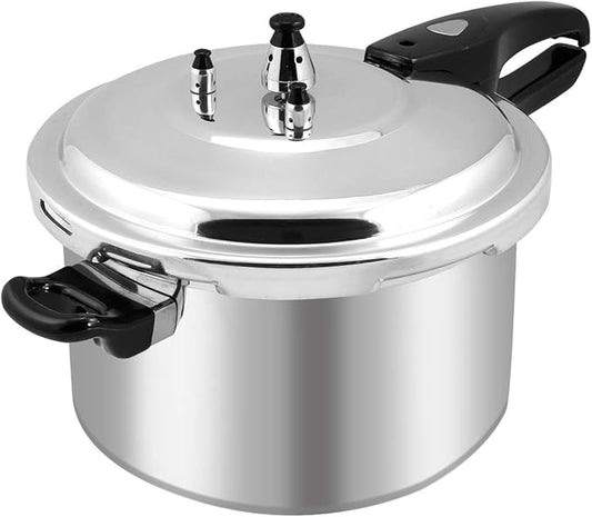 Barton 8Qt Pressure Canner Release Valve Aluminum Canning Pot Cooker Pot Stove Top Instant Fast Cooking Pot Stewing Locking System, 8 Quart