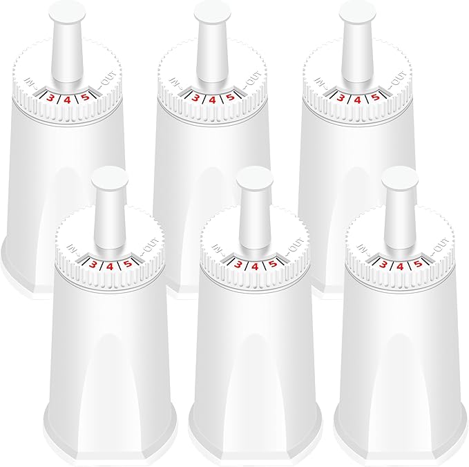 Replacement Water Filter for Breville Espresso Machine, Fit for Breville Barista Touch BES880, Barista Pro BES878, Oracle BES980, Dual Boiler BES920 Bambino ClaroSwiss Sage,6 pack by APPLIANCEMATES