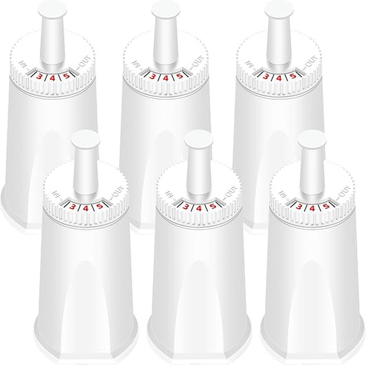 Replacement Water Filter for Breville Espresso Machine, Fit for Breville Barista Touch BES880, Barista Pro BES878, Oracle BES980, Dual Boiler BES920 Bambino ClaroSwiss Sage,6 pack by APPLIANCEMATES