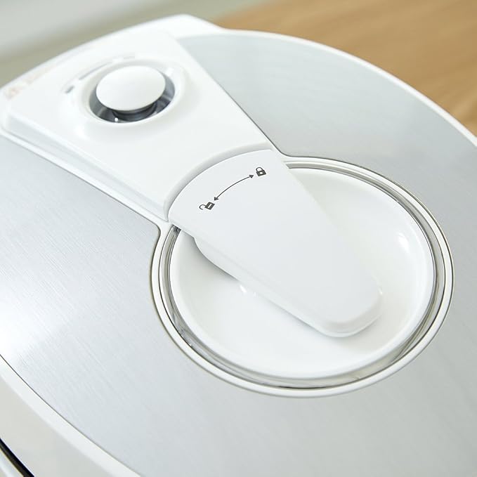 CUCKOO CRP-HS0657FW 6-Cup (Uncooked) / 12-Cup (Cooked) Induction Heating Pressure Rice Cooker with Nonstick Inner Pot, 16 Menu Modes, Safe Steam Release, Korean Voice Guide, Auto Clean (White/Silver)