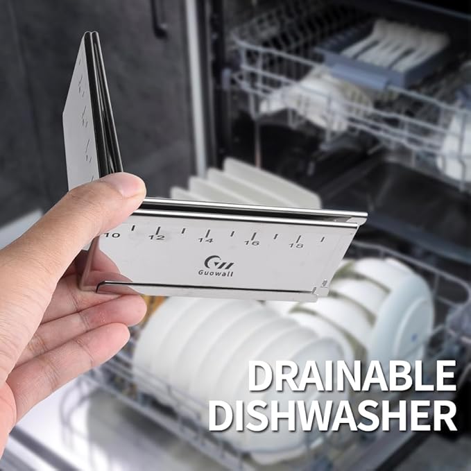 Guowall Stainless Steel Extensible Cake Ring Mold Detachable Square Shaped Mousse Ring Nonstick Cake Mould for Baking Tools - 4in