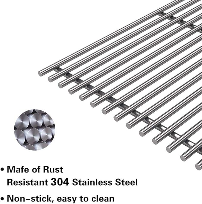 S5480A (3-Pack) 20 1/2" Stainless Steel Cooking Grid Grates Replacement for DCS 24, 36, 36 Series 36ABQ 36ABQAR 36ABQR 36BQ 36BQAR 36BQR 36DBQ 36DBQAR 36DBQR 36EBQAR,48DBQAR 48DBQR Grill
