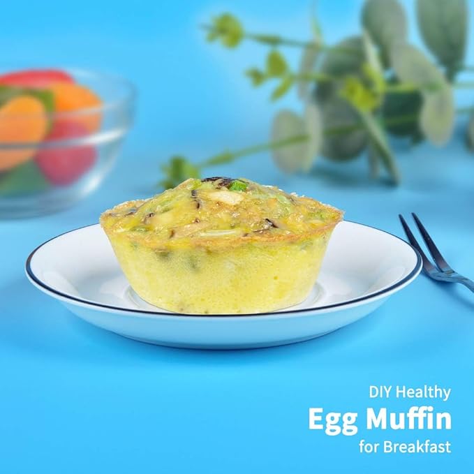 12 Cups Silicone Muffin Pan - Regular Size Cupcake Pan Muffin Tin for Baking Nonstick Food Grade