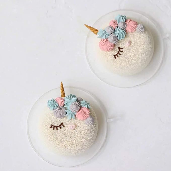 OCPO KITCHEN Stone Silicone Mold for Baking Mousse Cake, Candy, Pastry, Chocolate, Cupcake, Jelly, Cookie, Pudding, Cake Decoration Mold, 3D Stone Shape (15-Cavity)