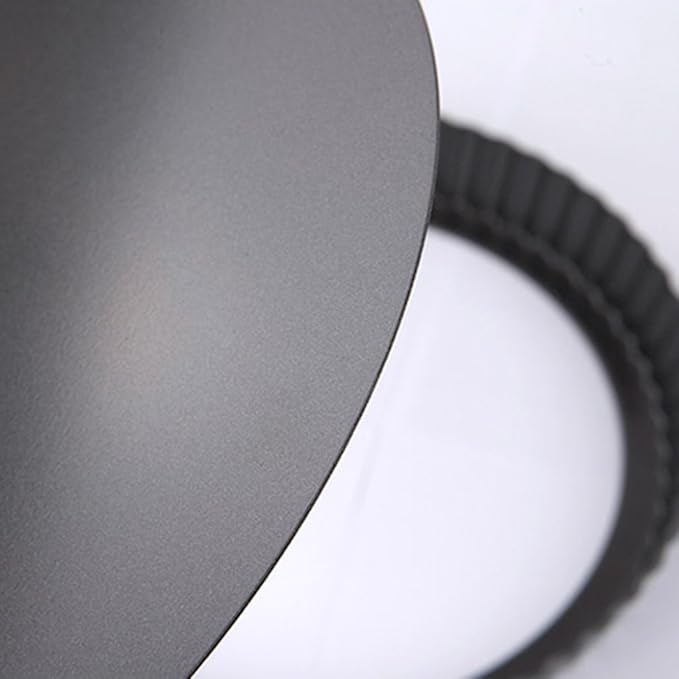 Tosnail 2 Pack 9 Inch Non-Stick Quiche Pan Tart Pan with Removable Loose Bottom