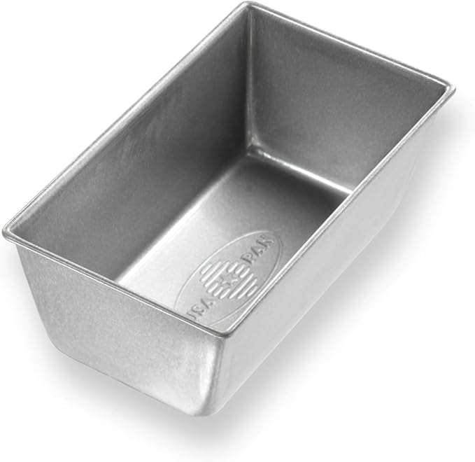 USA Pan Bakeware Nonstick Mini Loaf Pan, Set of 4, Aluminized Steel