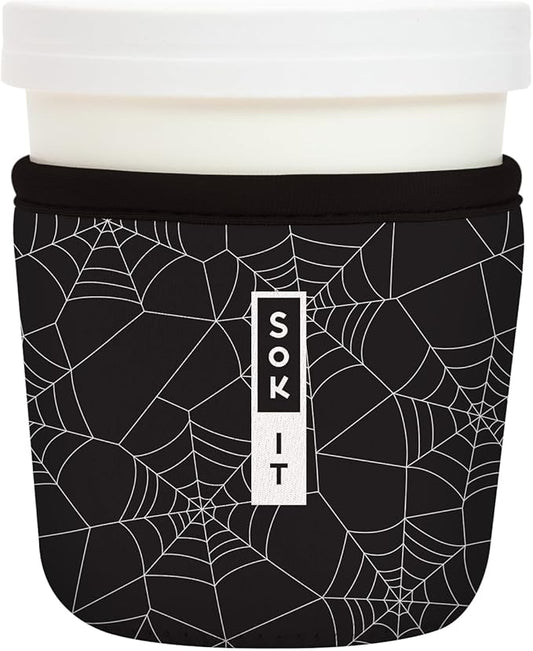 Sok It IceCreamSok Insulated Neoprene Cover (Spidey Sense, Tapered Ice Cream Pints)