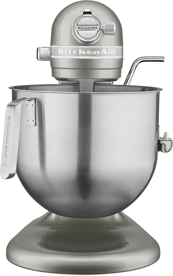 KitchenAid KSM8990CU 8-Quart Commercial Countertop Mixer, 10-Speed, Gear-Driven, Contour Silver
