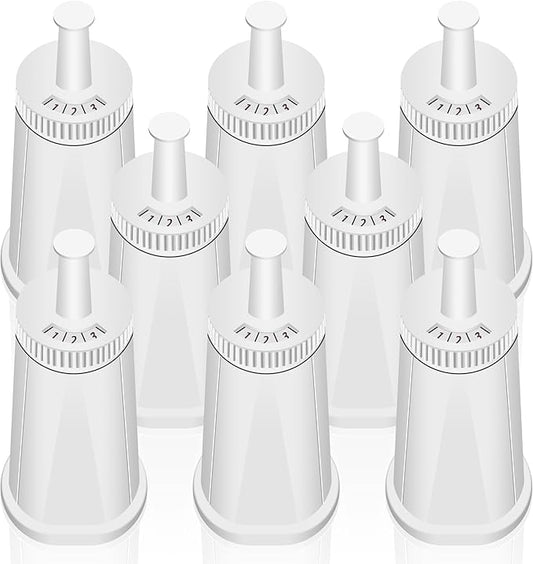 8 Pack Replacement Water Filter for Breville Espresso Machine Barista Touch Bes880, Barista Pro BES878, Oracle Touch BES990, Oracle BES980, Dual Boiler BES920 Bambino ClaroSwiss Sage by Funmit