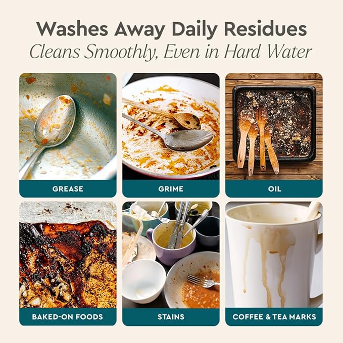 Puracy Natural Dish Soap Refill Bundle- Enzyme-Powered Dishwashing Soap, Organic Dishsoap Liquid Clean Non-Toxic (Organic Lemongrass, 16oz and 48oz Refill)