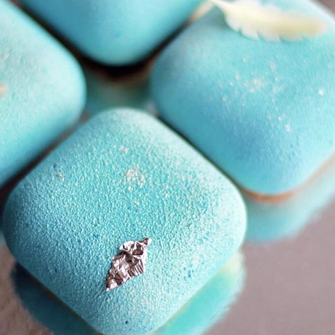 OCPO KITCHEN Square Silicone Mold for Baking Mousse Cake, 3D Silicone Mold for Baking Cheese Cakes Dessert Pastry Chocolate Pudding Ice Cream Handmade Soap Mold (8-Cavity)