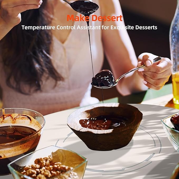 Food Warming Mat, Electric Warming Tray with Adjustable Temperature & Timer, Rollable & Portable, Rapid Full-Surface Silicone Heating Mat, Food Warmers for Gatherings, Parties, Buffets