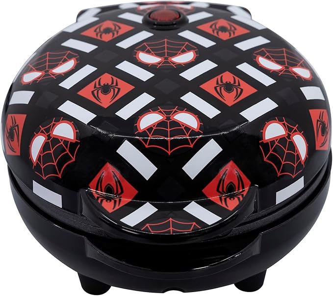 Uncanny Brands Marvel Miles Morales Mini Waffle Maker - Marvel Kitchen Appliance
