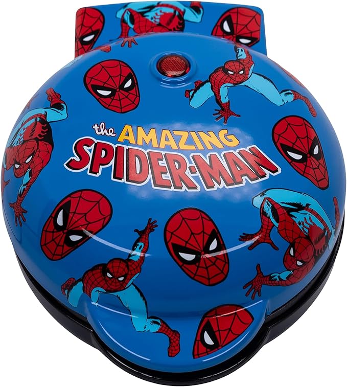 Uncanny Brands Spider-Man Mini Waffle Maker - Cook With Your Favorite Webhead