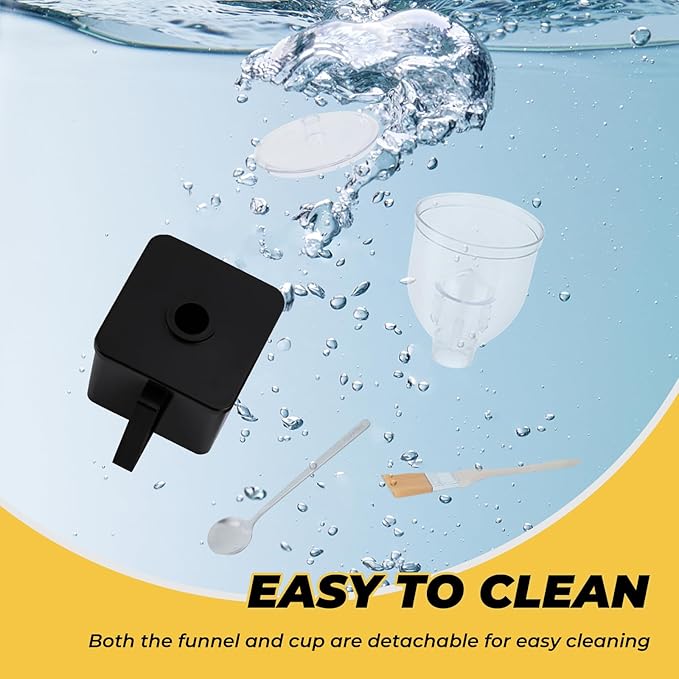 Burr Coffee Grinder Electric Espresso Grinder Commercial & Homeuse Silent Small Coffee Bean Grinder with Hopper Adjustable Grind, With Brush, Spoon, Black