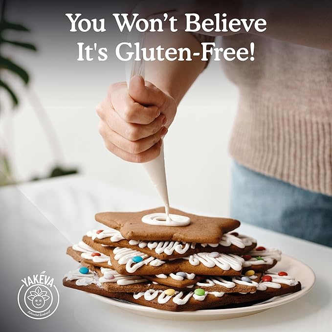 YAKÉVA Organic Cassava Flour - Gluten-Free Flour, Grain-Free, Nut-Free, Wheat Substitute, Paleo, Non-GMO, 100% Yuca Root, No Additives & Preservatives