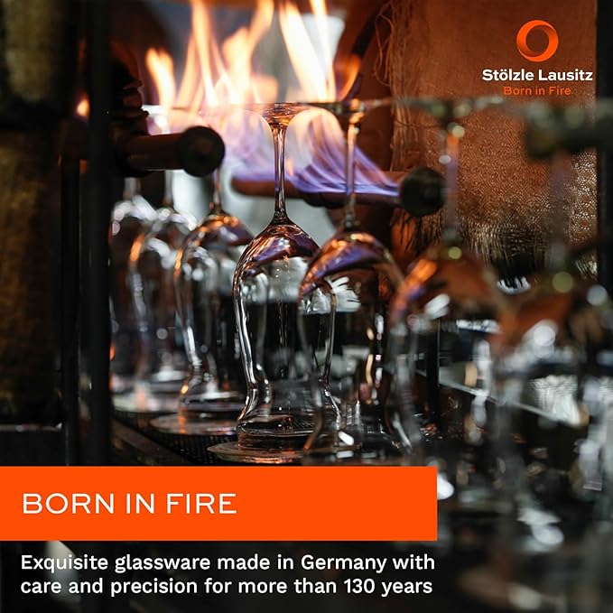 Stölzle Lausitz Bordeaux Red Wine Glasses 4 Set (QUATROPHIL). Dishwasher Safe Crystal Red Wine Glasses Set of 4 (22.75oz) Durable Crystal Wine Glasses Set of 4 - Genuine Stölzle Wine Glass Set