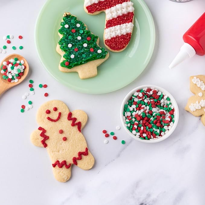 Cookie Cutter Kingdom, Christmas Cookie Cutters, Cookie Cutters Shape, Mold for Cakes Biscuits and Sandwiches (Christmas Gingerbread)