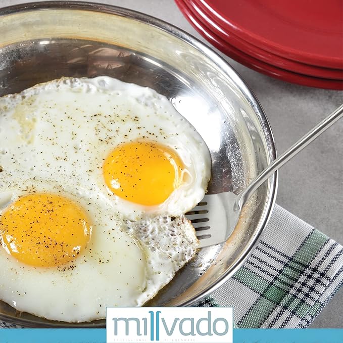 Stainless Steel Cooking Spatula,15 Inch Metal Turner, Kitchen Slotted Flipper For Grills, Camping BBQ’s, Frying Pancakes, Burgers, Large Cookware For the Professional Chef