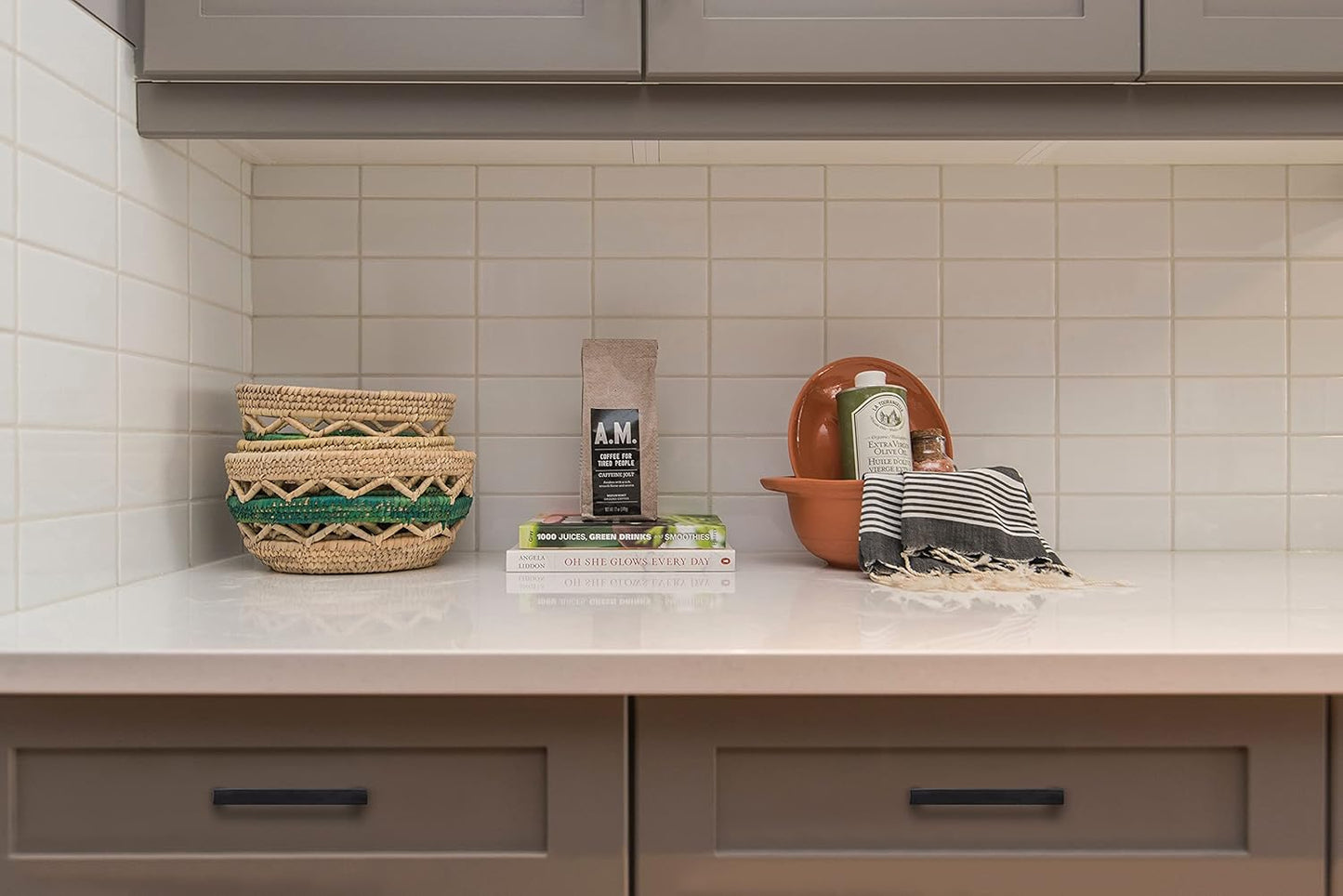 Ravinte 20 Pack Solid 3 Inch Center to Center Slim Square Bar Drawer Handles Kitchen Cabinet Handles Black Drawer Pulls Kitchen Cabinet Hardware Kitchen Handles Matte Black Cabinet Pulls