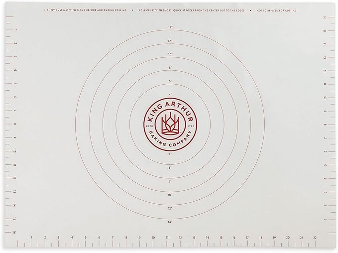 King Arthur Baking Company Rolling Mat, Non-Slip Non-Stick Silicone