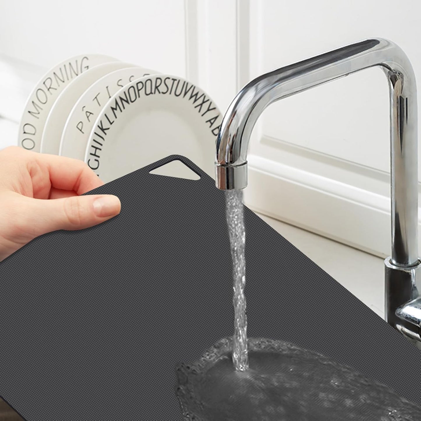 WK Flexible Plastic Cutting Boards for Kitchen, 6 Pieces Cutting Board Mats, Thin Cutting Board Sheets, Dishwasher Safe, BPA Free, Multi Sizes Set of 6