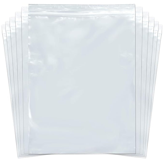 SNL Quality Zipper Lock Reclosable Clear Disposable Plastic Bags, Strong | 10" X 13" - 2 MIL - 100 Bags
