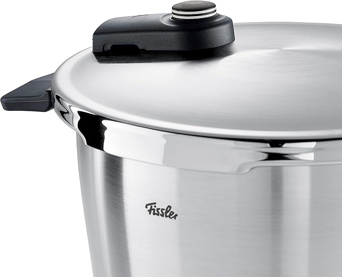 Fissler Vitaquick Premium/Pressure Cooker (6 L, Diameter 22 cm) Stainless Steel Pressure Cooker, 2 Cooking Levels, Made in Germany, Induction