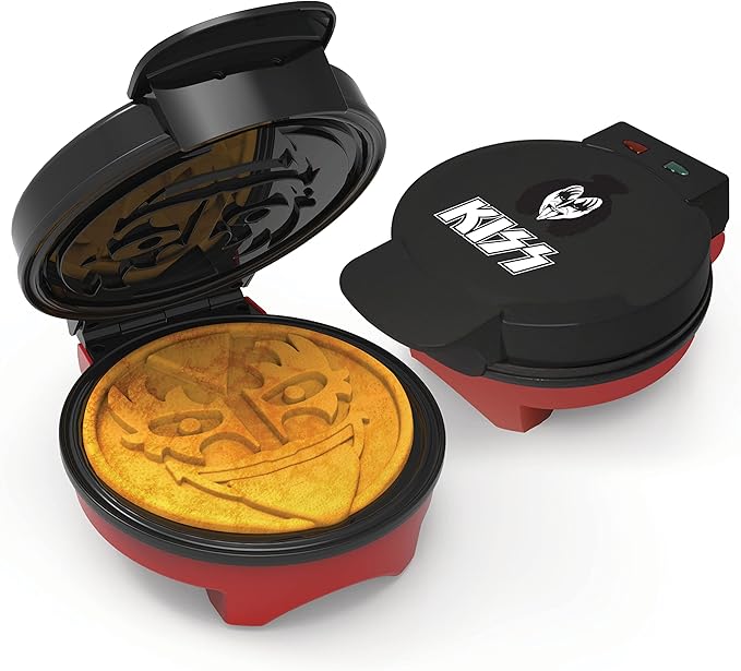 Uncanny Brands KISS Demon Waffle Maker- You Wanted The Best Kiss Army Waffle