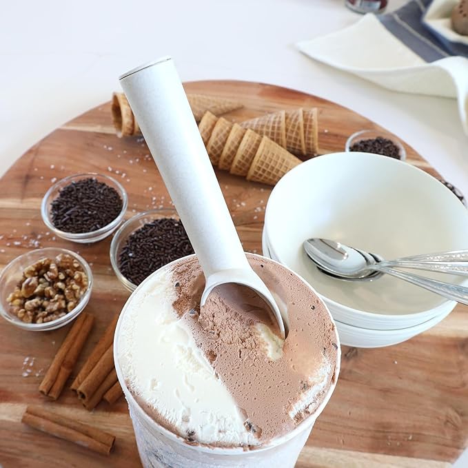 Beille Cream Wheat Straw Material Ice Cream Scoop Kitchen Utensils Home Goods