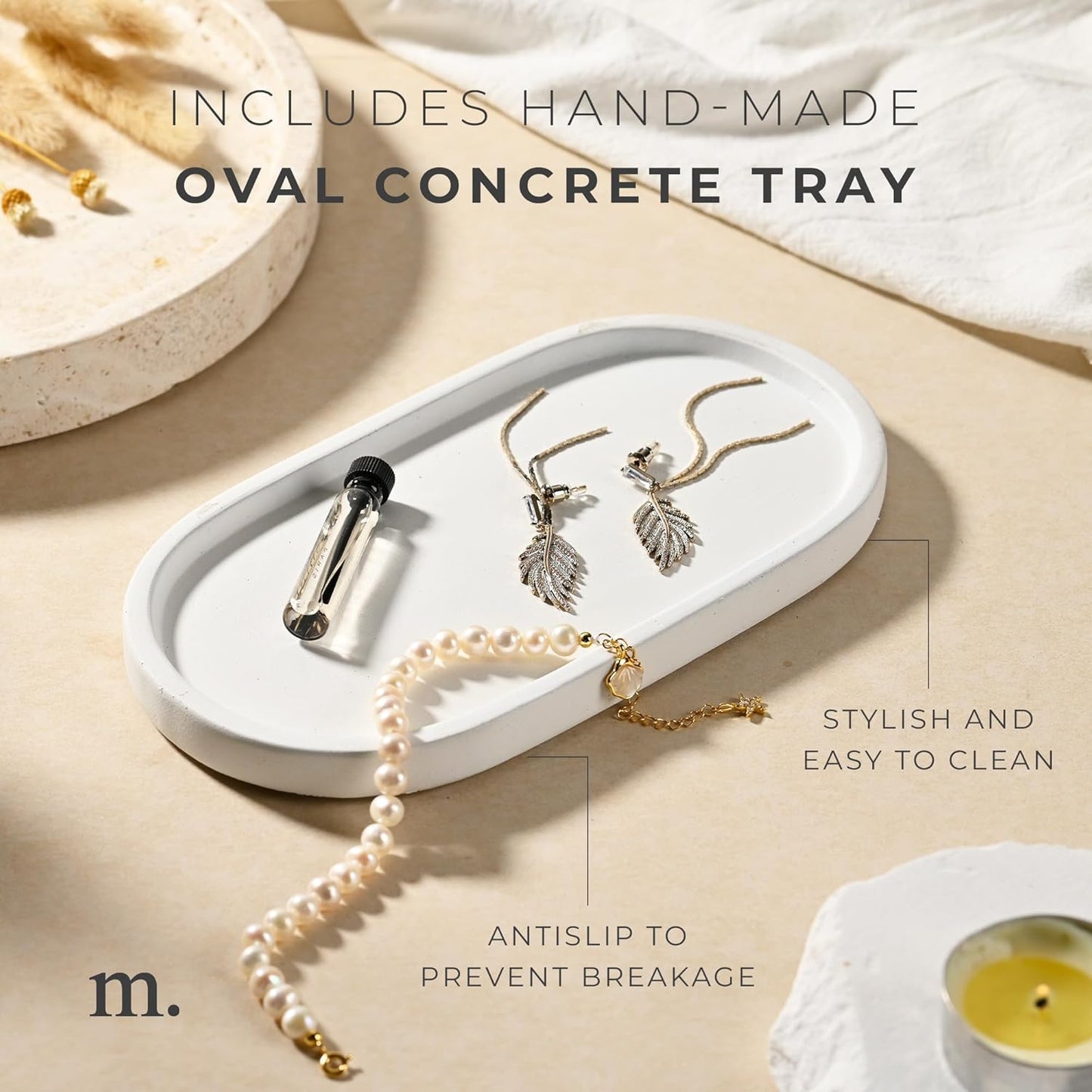 MaisoNovo Soap Dispenser 3-Piece Set | 16.9oz Clear Bottles with Silver Stainless Steel Pumps