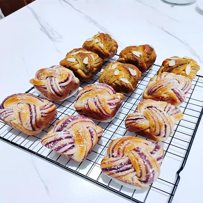 Multi-Functional Cooling Racks - Baking Cooling Racks - Cookie Cooling Racks for Kitchen, Grill Cooling Rack for, Baking Meat, Great for Cooling Biscuits/Bread/Paper Cups Cakes (1PCS 11''x9.8'')