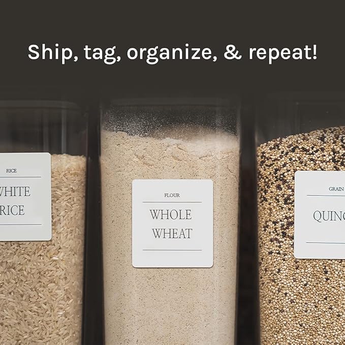 Premium Label Supply White Sticker FBA Labels – 4" x 3.33" – Laser/Inkjet Compatible – (6 per Sheet), 500 Sheets - 3,000 Total Adhesive Labels