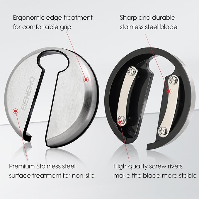Beneno Multifunctional Wine Bottle Opener Gift Set - Wing Corkscrew, Foil Cutter, Vacuum Stopper & Aerator Pourer, Perfect for Wine Lovers Man Woman, Black Set