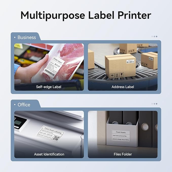 NIIMBOT B3S Label Maker Machine,3 Inch Thermal Label Printer,Portable Bluetooth Printer for Barcode, Address, Labeling,Good Choice for Home Office and Small Business