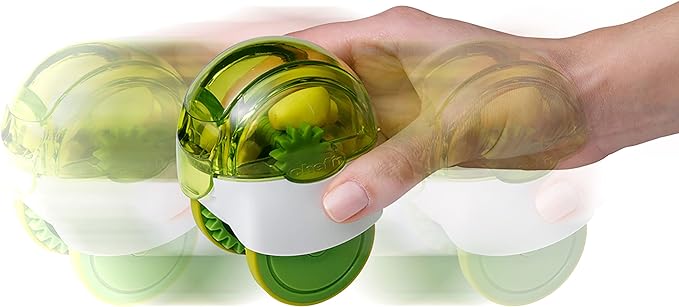 Chef'n 102-663-011 GarlicZoom Garlic Chopper, XL, Green