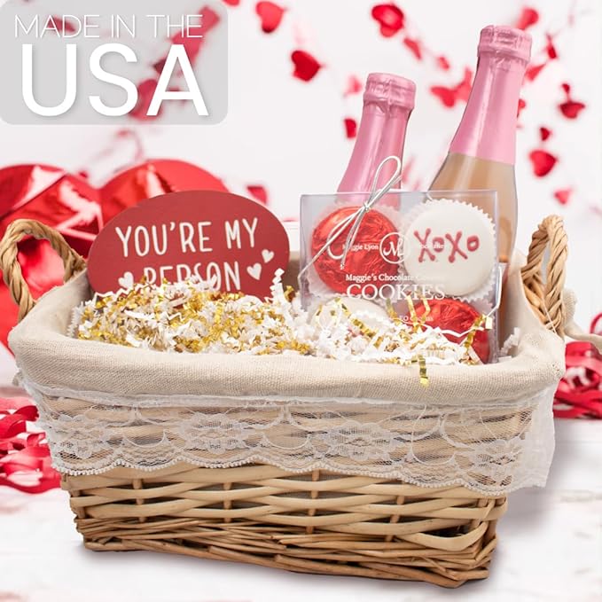 MagicWater Crinkle Cut Paper for Gift Baskets - 2LB - White & Gold - Perfect for Shredded Paper Filler, Basket Filler, Gift Boxes, Bridesmaid Gifts, Halloween Stuffers & More – Ideal for All Occasions