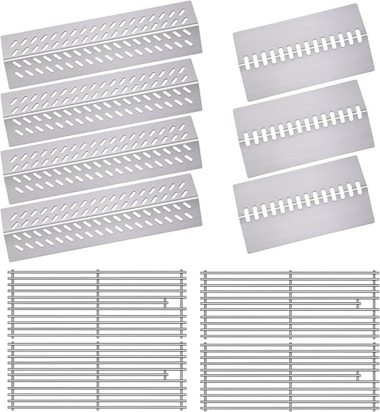 16GA Grill Heat Plates 9MM 16517 Grill Grates for 16631 16520 Bull Grill Replacement Parts, BBQ Bull Angus 4 Burner 47628 47629, Bull Outlaw 26038 26039, Steer Premium 69008, Lonestar 87049