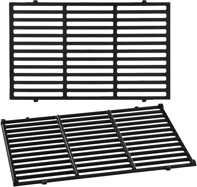 7638 Spirit Grill Replacement Parts for Weber Grill Grates Spirit 300 Series E310 E-315 S-315 E-330 E330 E315 S315 Spirit II E-310 2 E-310 Gas Grill Parts Genesis Silver B 1000 Cooking Grates 2 Pcs