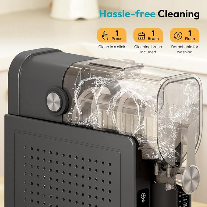 Slushie Machine for Home – 70oz Frozen Drink Maker with 6 Presets, No Ice Needed, 360° Mixing, One-Touch Self-Cleaning, Ice Cream & Smoothie Machine for Margaritas, Frappés, Cocktails & More