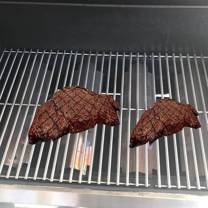 17 3/4” Stainless Steel Heat Plate and 19.25" Cooking Grids for Jenn Air 720-0336,720-0337,720-0511, 720-0512, 720-0339 Gas Grill,Grates Replacement For JennAir Grill