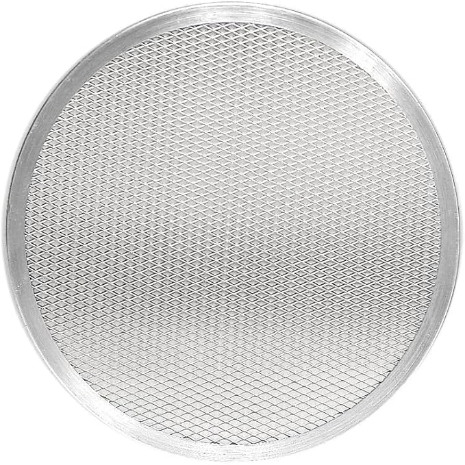 14-inch Aluminum Pizza Screen | Commercial Grade Pizza/Baking Screen for Oven | Pizza Baking Tray for Home And Restaurant | Round, Aluminum, 14-inch [1PK]