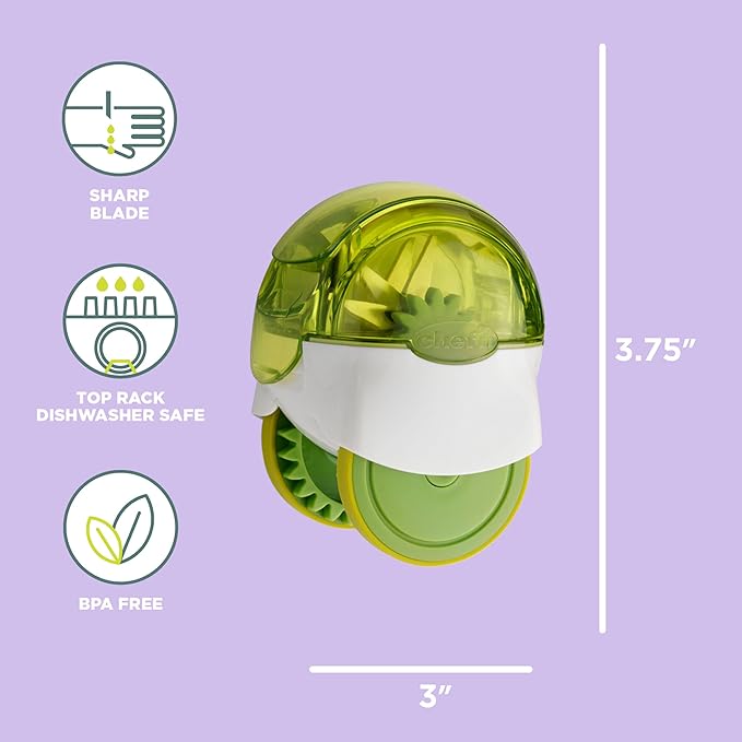 Chef'n 102-663-011 GarlicZoom Garlic Chopper, XL, Green