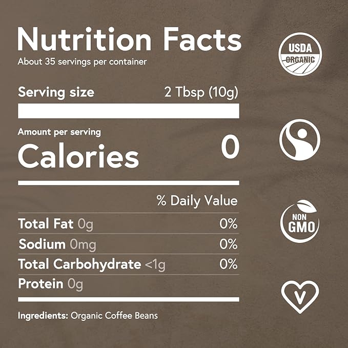 Fabula Organic Turkish Coffee - Very Fine Grind - Low Acid - Single Origin - Non-GMO - Mold Free - 12 Ounces