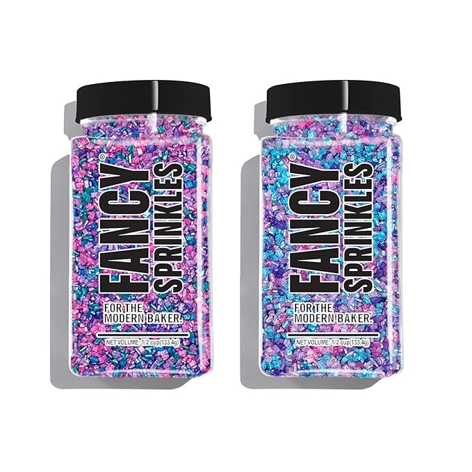 Fancy Sprinkles Cosmicpolitan Fancy Sugar Set (Chromatica and Enchanted 4 OZ)