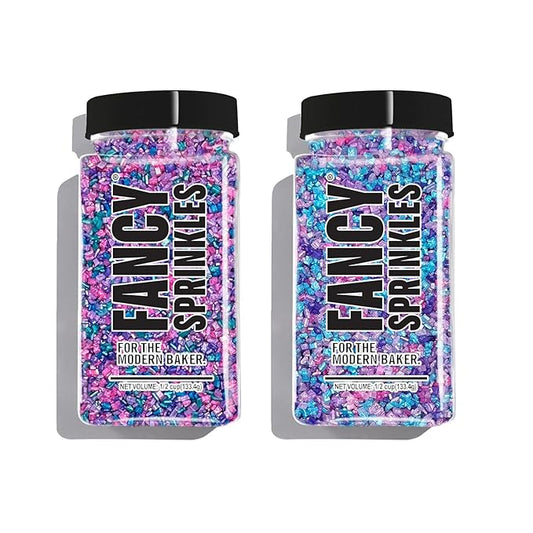 Fancy Sprinkles Cosmicpolitan Fancy Sugar Set (Chromatica and Enchanted 4 OZ)